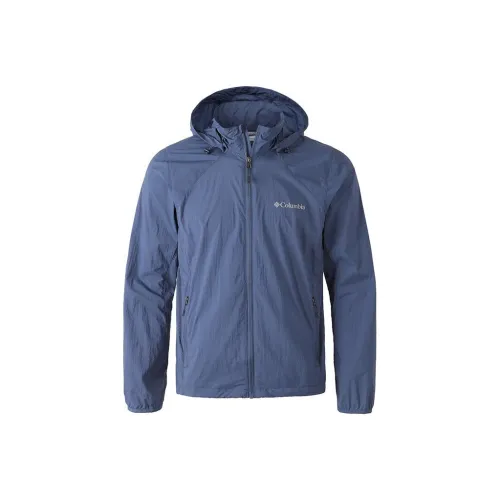 Коллаборация Columbia City Outdoor Collection Синий Мужская защита от солнца Одежда