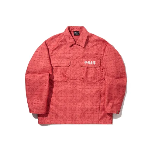 LINING x Staple Куртки и Пальто Мужские Ярко-оранжевый Красный POPPY Красный