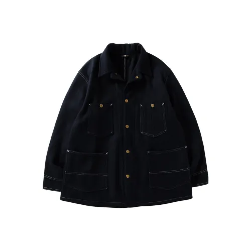 Lee NEXUSVII Collaboration Темно-синий Унисекс Куртки