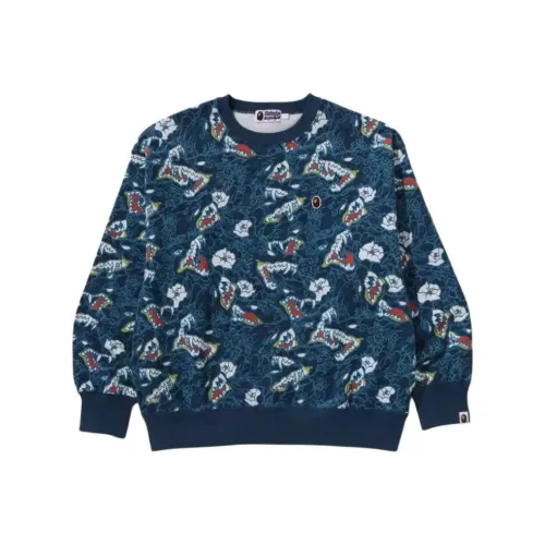 A BATHING APE Толстовка Мужская Синяя