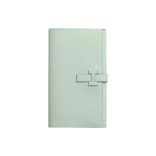 HERMES New H Passant Epsom Телячья кожа Кошелек Женские 6W Menthe Мятно-зеленый