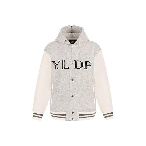 YLDP Светло-серый Унисекс Бейсбольная Джерси