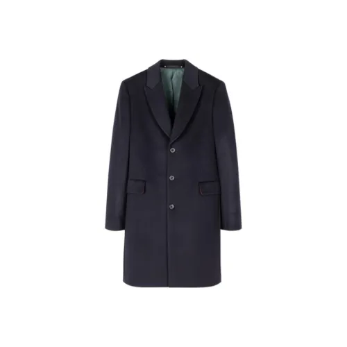 Paul Smith Темно-синий Мужской Пальто