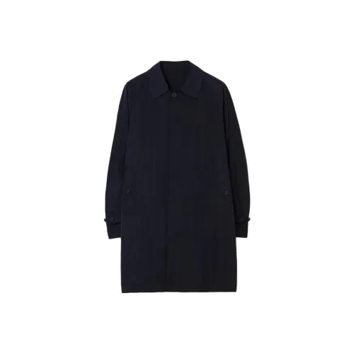 Burberry SS23 Пальто Мужское Дымчатый Морской Синий