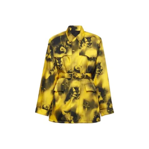 PRADA Желтое Мужское Пальто