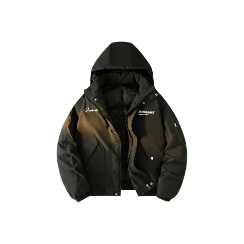 Кавасаки Унисекс Объемные Куртки (Пуфы)