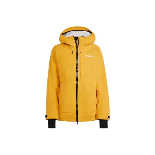 adidas Terrex Techrock 3 Layer Post Consumer Nylon RAIN.RDY Куртка Мужская Желтая