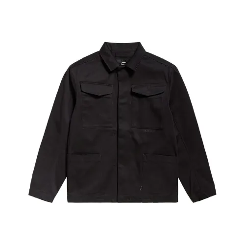 STAR RAW Темно-черный Мужская Куртка
