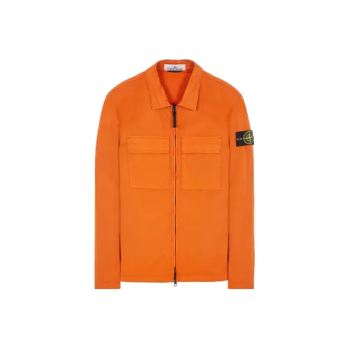 Stone Island Оранжевые Мужские Куртки