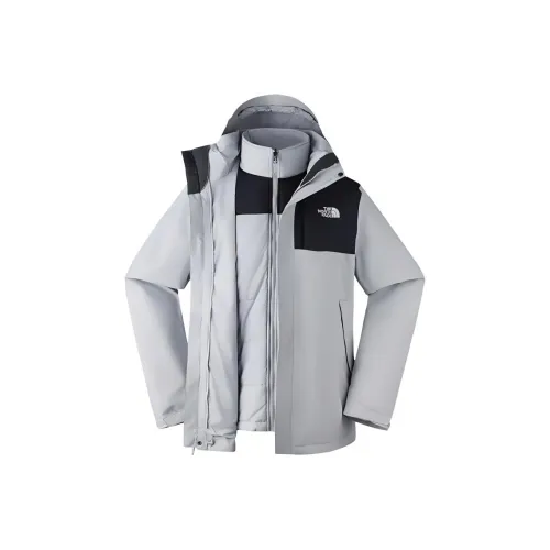 THE NORTH FACE Urban Exploration FW24 Водонепроницаемый и Ветрозащитный для Сохранения тепла Ветровка Мужская Звезды Серый