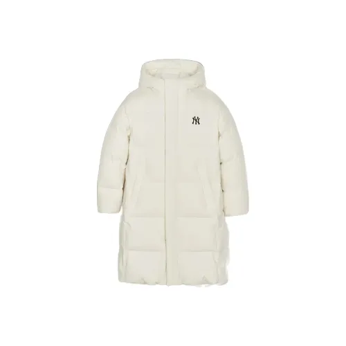 MLB Base Logo New York Yankees Down Jacket Unisex Cream