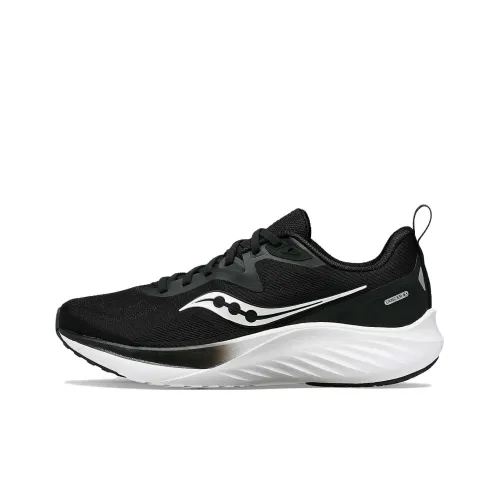 Saucony LANCER 3 Амортизация Износостойкий Низкий Топ Беговые кроссовки Женские Черный