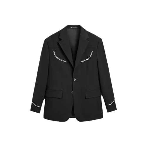 ZARA Черные Мужские Деловые Костюмы