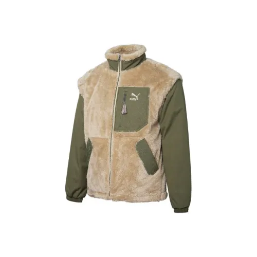 PUMA Хаки Мужские Вельветовые Куртки