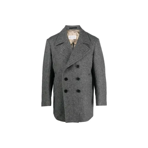 Maison Margiela Серый Мужской Пальто
