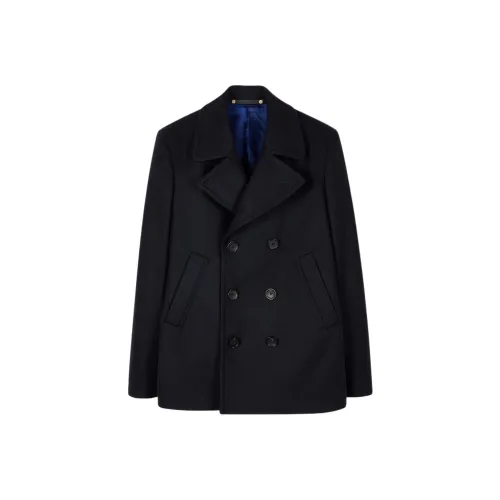 Paul Smith Мужское пальто морского синего цвета