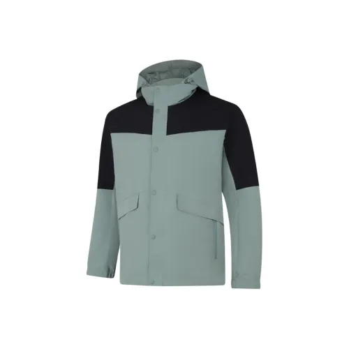 LINING Озерный Зеленый/Черный Мужские Ветровки