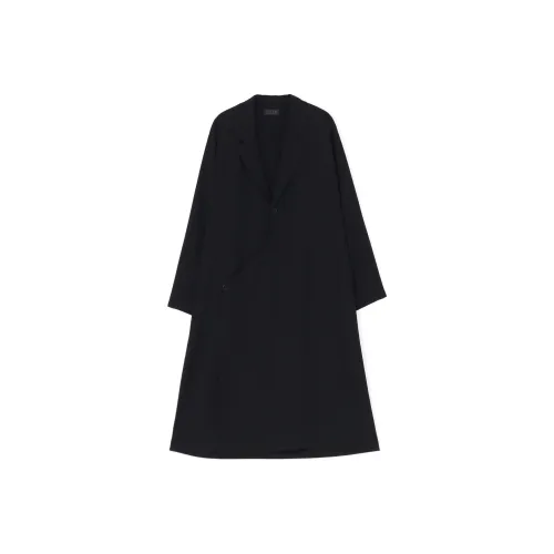 Yohji Yamamoto Черное Унисекс Пальто