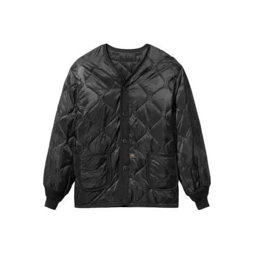 Совместный бренд с Alpha Industries Черные мужские пуховики