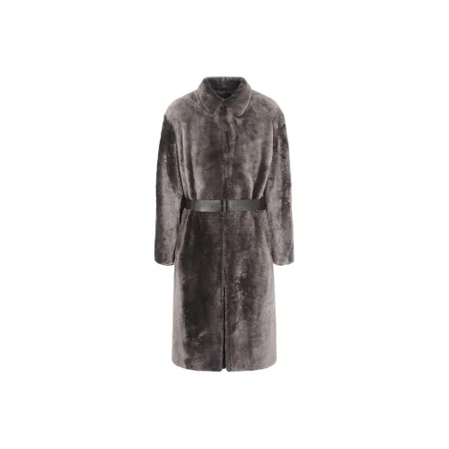 GIORGIO ARMANI Коричневое Мужское Пальто