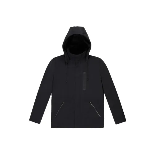 BALLY Длинные Куртки и Пальто с Длинными Рукавами Мужские Синие