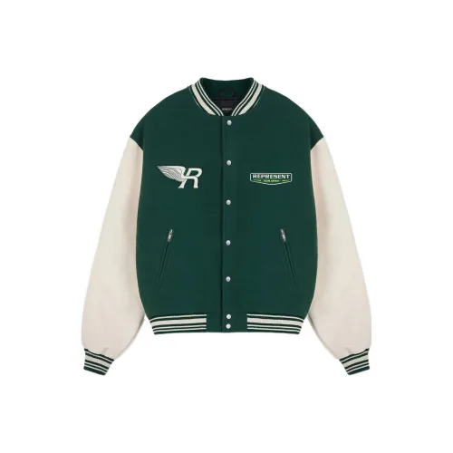 REPRESENT Зеленый Унисекс Бейсбольная Джерси