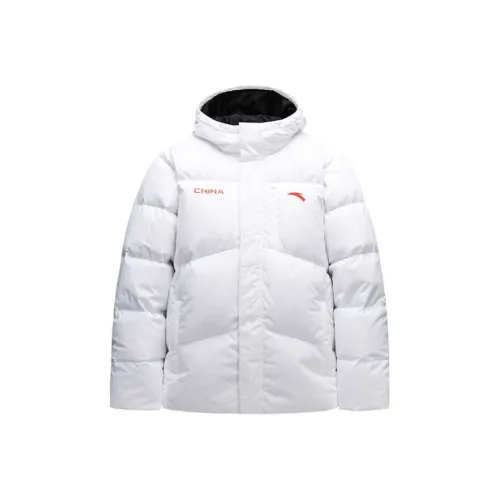 Anta белый унисекс пуховики куртки