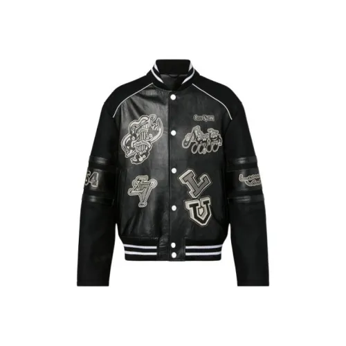 LOUIS VUITTON SS23 Бейсбольная куртка Мужская Черная