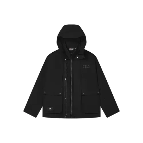 FILA Ветровка Мужская Глубокий Черный