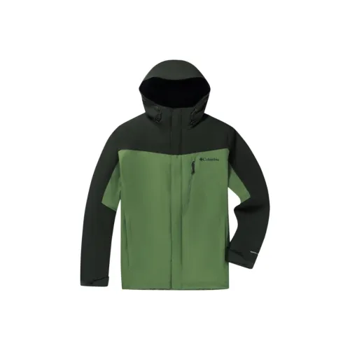 Columbia co-brand Водонепроницаемый Термический Теплоотражающий Ветровка Мужской Зеленый