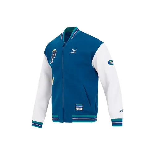 PUMA FW23 Бейсбольная куртка Унисекс Синий