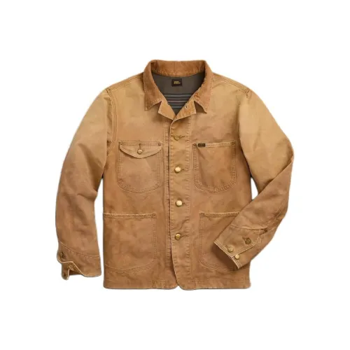 Double RL FW24 Куртки и Пальто Мужской Винтаж Хаки