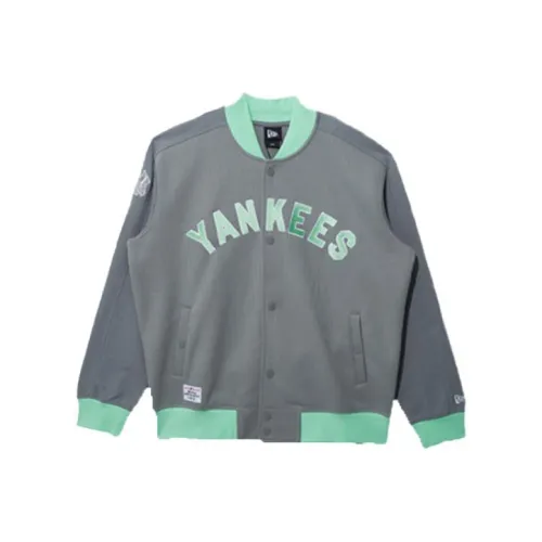 New Era Бейсбольная куртка Унисекс Серый