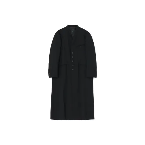 Yohji Yamamoto Черное Унисекс Пальто