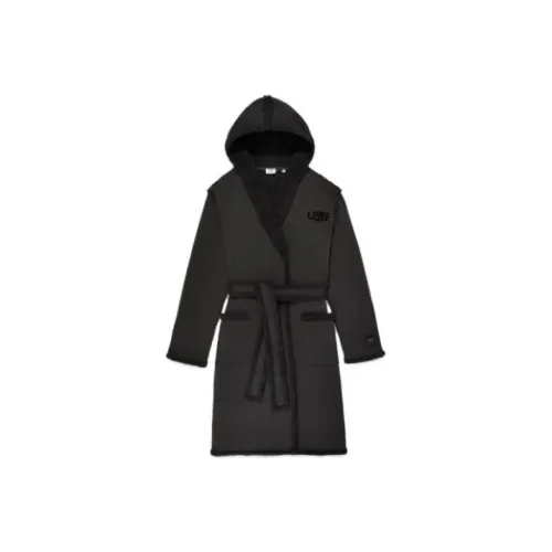 UGG x TELFAR Коллаборация FW23 Шерпа Robe Куртка Мужская Черная