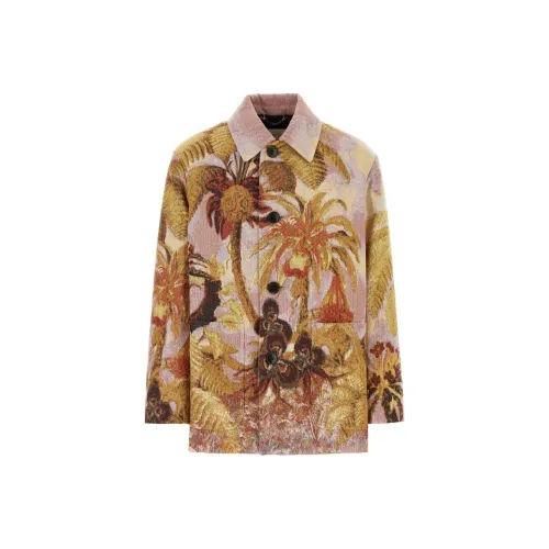 DRIES VAN NOTEN Розовый Мужской Куртки