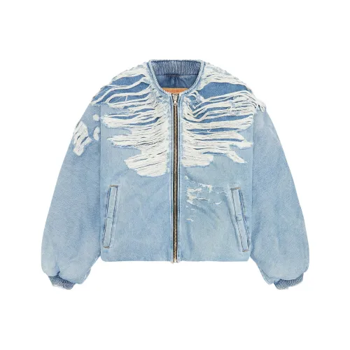 DIESEL Хлопковый пуховик Мужской Синий