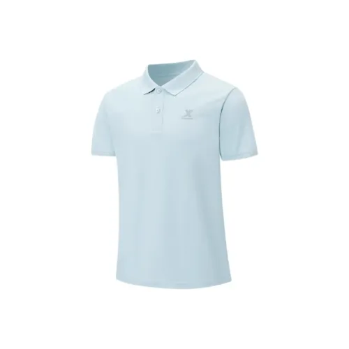 XTEP Variety Training Collection Glacier Blue Men's Polo