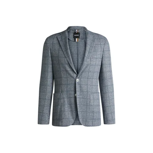 Hugo Boss Бизнес-костюм Пальто Мужской Светло-синий