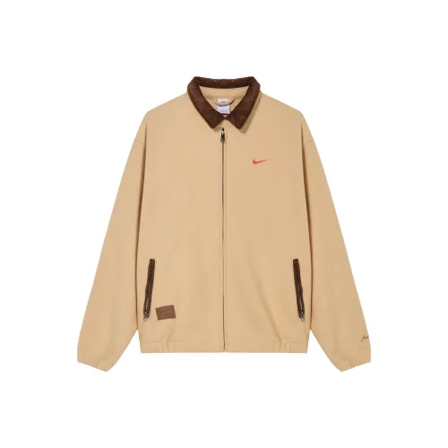 Nike Ткани вязаные Куртки и Пальто Мужской Хаки