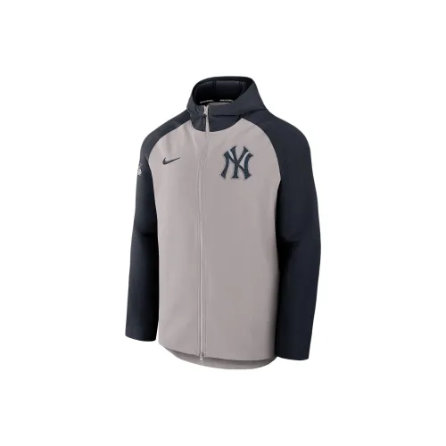 Nike x MLB New York YankeesTherma Аутентичная Коллекция Куртки и Пальто Мужские Серые