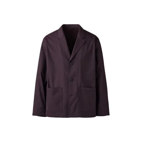 UNIQLO x Clare Waight Keller C Collection SS25 Бизнес-костюм мужской бордовый