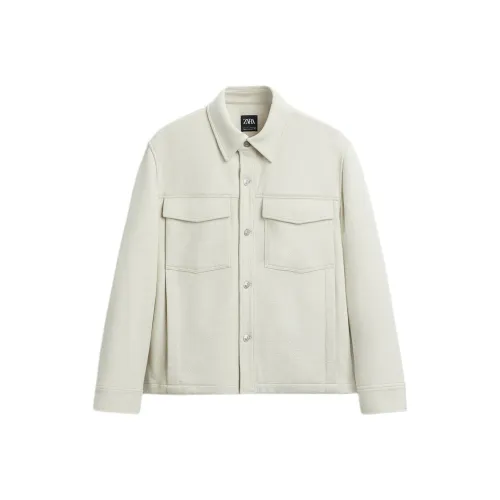 ZARA Белый Мужской Куртки