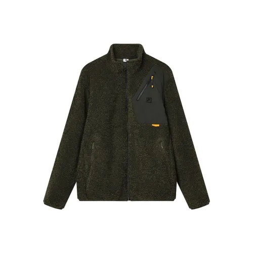 FILA ATHLETICS Чай Cellar Оливково-зеленый Мужской Бархатные куртки