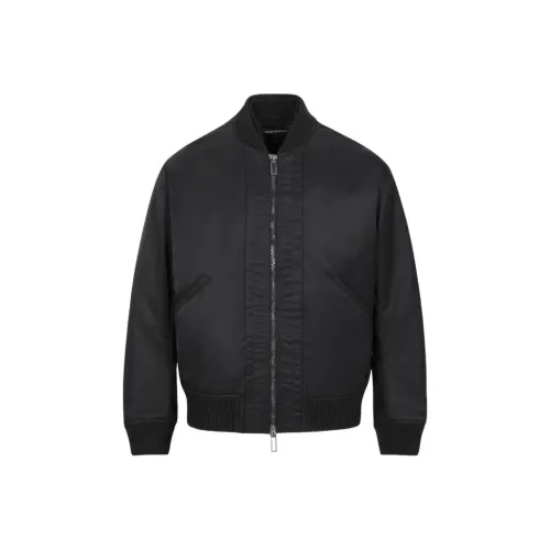 EMPORIO ARMANI FW22 Хлопковый пуховик Мужской Черный