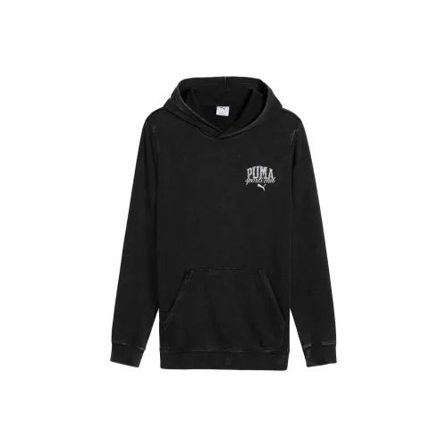 PUMA CLASS WASHED HOODIE TR HOODIE Мужской Черный