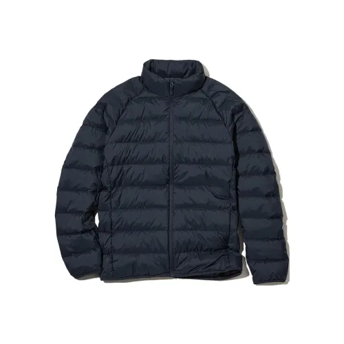 UNIQLO Пуховик Мужской Темно-Синий