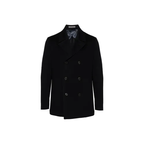 CORNELIANI FW24 Пальто Мужское Морской Синий