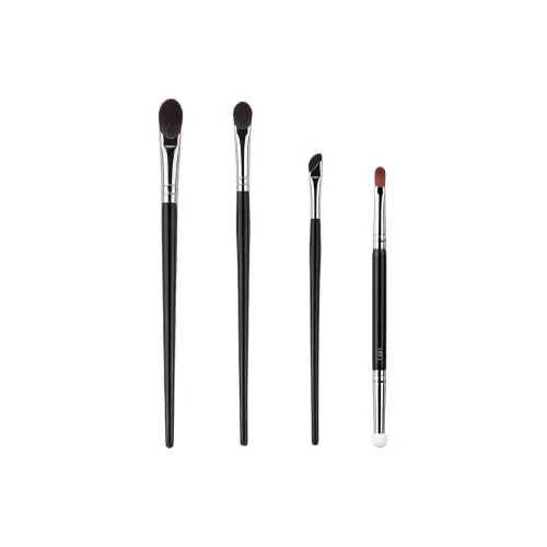 HUDIEJIJIE Коллекция макияжа для глаз Естественный мех Консилер Кисти для макияжа Контуринг Смешанный 4 шт