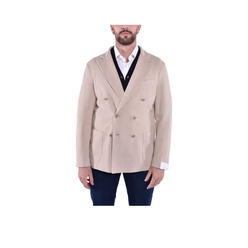 Eleventy FIRSTCLASS Made IN Italy Куртки Пальто Мужской Светлый Верблюжий